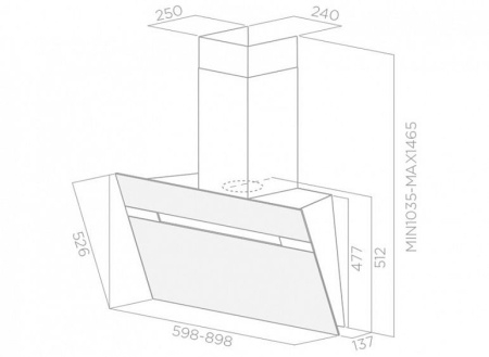 Вытяжка Elica STRIPE IX/A/90/LX купить с доставкой по Москве и Московской области в интернет-магазине ТехноВегас