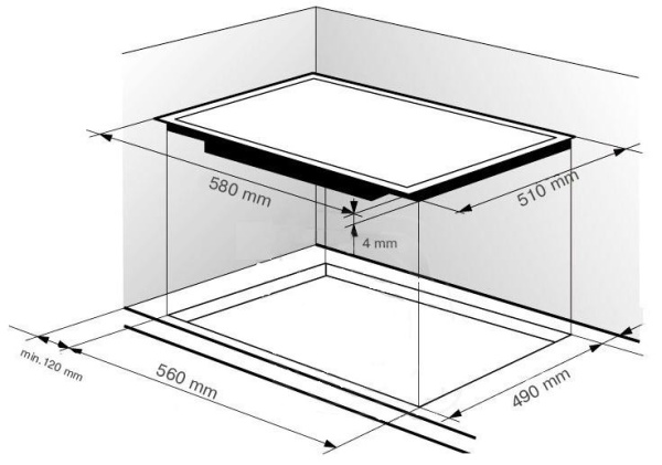 Встраиваемая электрическая варочная панель Zigmund & Shtain CNS 027.60 WX
