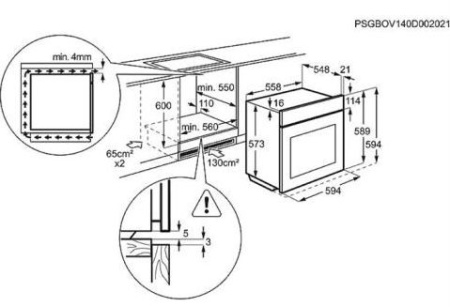 Духовой шкаф ELECTROLUX  eog91102ak купить с доставкой по Москве и Московской области в интернет-магазине ТехноВегас