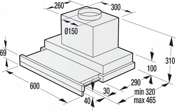 Встраиваемая вытяжка Gorenje BHP 643 ORAW белый/белое стекло