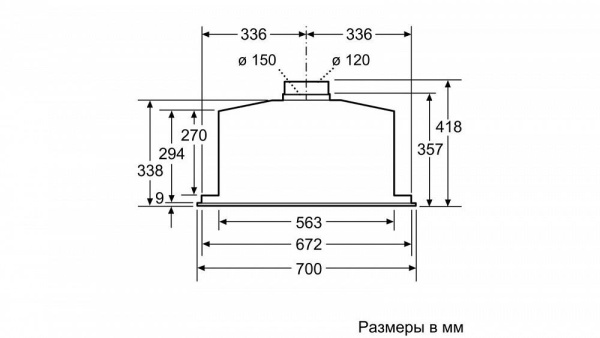 Вытяжка NEFF D57ML66N1 купить с доставкой по Москве и Московской области в интернет-магазине ТехноВегас