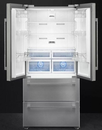 Холодильник Side-by-Side SMEG FQ55FXE1 купить с доставкой по Москве и Московской области в интернет-магазине ТехноВегас