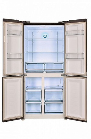 Холодильник HIBERG RFQ-490DX NFGQ inverter купить с доставкой по Москве и Московской области в интернет-магазине ТехноВегас