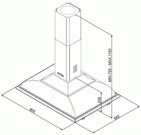 Вытяжка SMEG KCI19AOE купить с доставкой по Москве и Московской области в интернет-магазине ТехноВегас