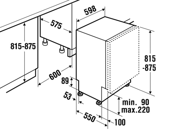 Встраиваемая посудомоечная машина KUPPERSBUSCH IGVE 6610.1 купить с доставкой по Москве и Московской области в интернет-магазине ТехноВегас
