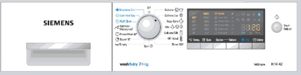 Стиральная машина с сушкой SIEMENS wd 14h420 купить с доставкой по Москве и Московской области в интернет-магазине ТехноВегас