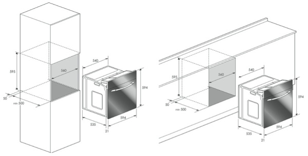 Духовой шкаф KAISER eg 6977 n vbe
