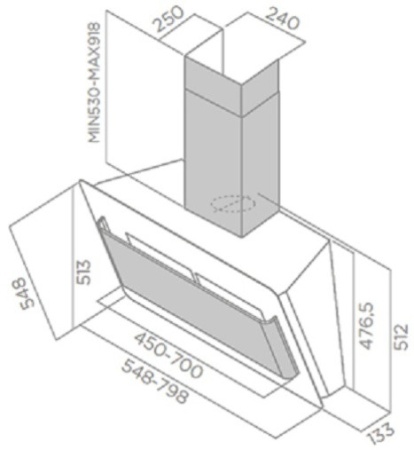 Вытяжка JETAIR VIKI WH/A/60 купить с доставкой по Москве и Московской области в интернет-магазине ТехноВегас