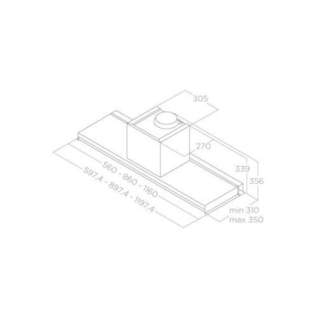 Вытяжка ELICA LEVER IX/A/86 (PRF0160152) купить с доставкой по Москве и Московской области в интернет-магазине ТехноВегас