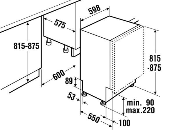 Встраиваемая посудомоечная машина KUPPERSBUSCH IGV 6509.4 купить с доставкой по Москве и Московской области в интернет-магазине ТехноВегас