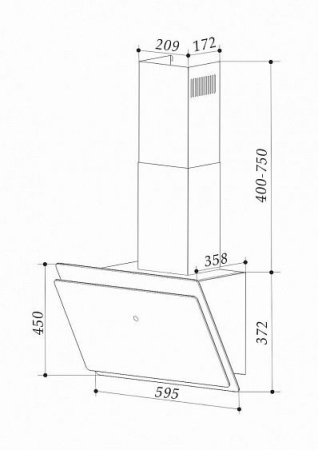 Вытяжка EXITEQ EX-1256 ivory купить с доставкой по Москве и Московской области в интернет-магазине ТехноВегас
