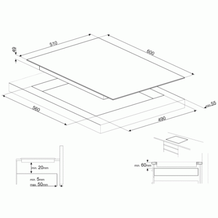Варочная панель SMEG SI2M7643B купить с доставкой по Москве и Московской области в интернет-магазине ТехноВегас