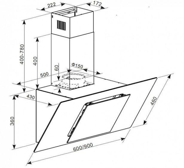 Вытяжка ZIGMUND & SHTAIN K 140.6 W купить с доставкой по Москве и Московской области в интернет-магазине ТехноВегас