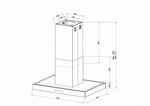 Вытяжка KUPPERSBERG DUDL 8 GW