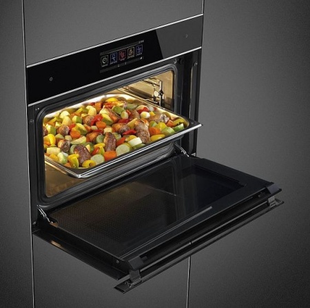 Духовой шкаф SMEG SF4606WVCPNX купить с доставкой по Москве и Московской области в интернет-магазине ТехноВегас