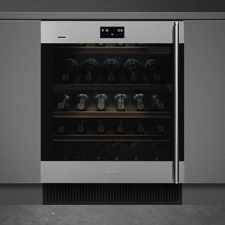 Встраиваемый винный шкаф SMEG CVI338LX3 купить с доставкой по Москве и Московской области в интернет-магазине ТехноВегас