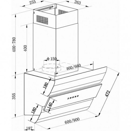 Вытяжка KAISER AT 9450 Eco купить с доставкой по Москве и Московской области в интернет-магазине ТехноВегас