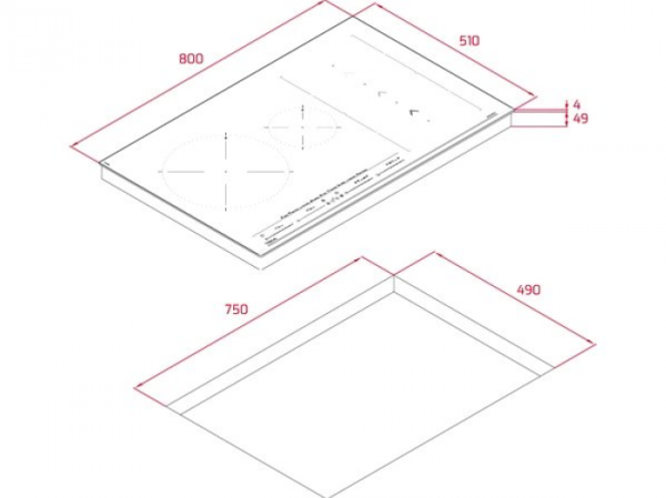 Индукционная стеклокерамическая панель Teka IZS 86630 MST BLACK купить с доставкой по Москве и Московской области в интернет-магазине ТехноВегас