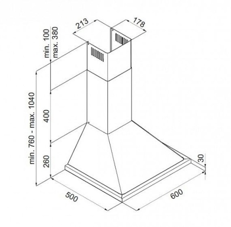 Вытяжка MAUNFELD RETRO FRAME 60 бежевый купить с доставкой по Москве и Московской области в интернет-магазине ТехноВегас