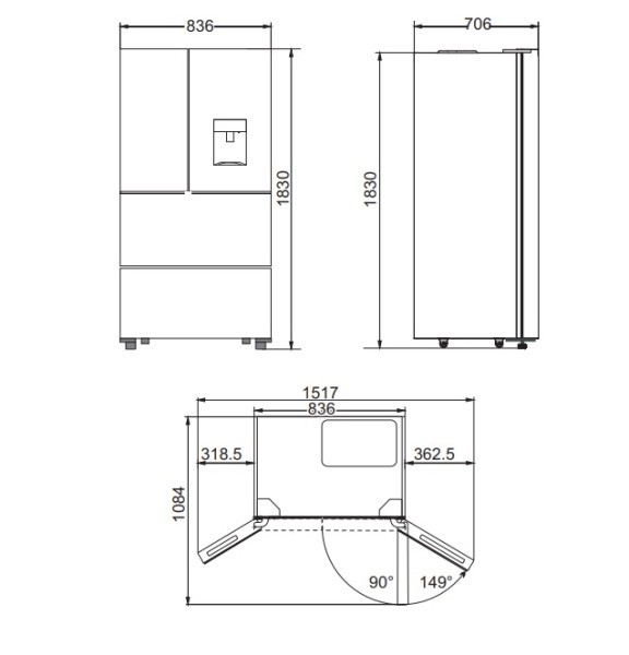 Холодильник Kaiser KS 80420 RS купить с доставкой по Москве и Московской области в интернет-магазине ТехноВегас
