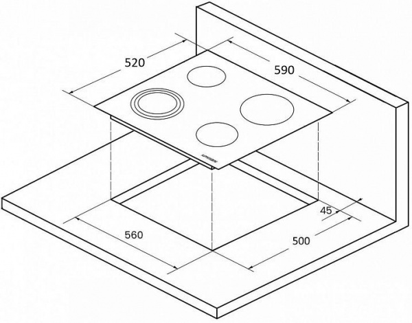 Поверхность KUPPERSBERG ECS 603 GR