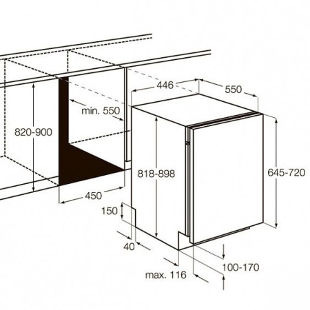 Встраиваемая посудомоечная машина AEG FSR62400P купить с доставкой по Москве и Московской области в интернет-магазине ТехноВегас