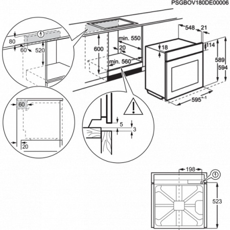 Духовой шкаф ELECTROLUX OKC8H31V купить с доставкой по Москве и Московской области в интернет-магазине ТехноВегас