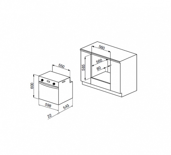Духовой шкаф KORTING okb 792 cfn