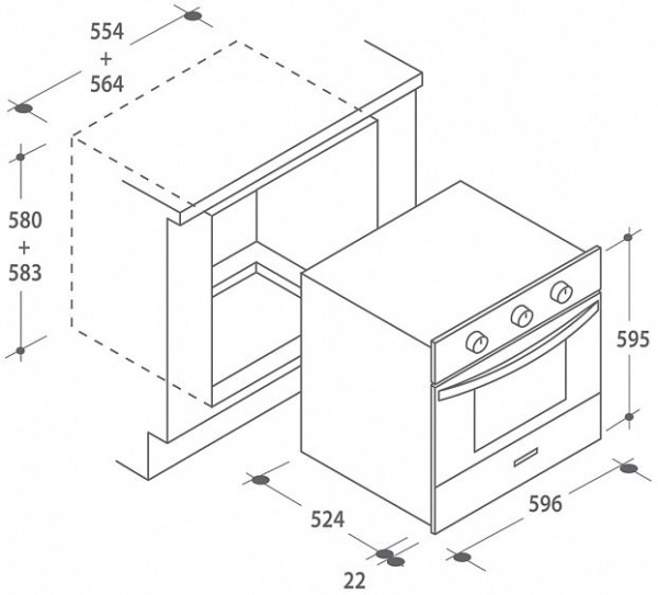 Духовой шкаф CANDY F202/1N купить с доставкой по Москве и Московской области в интернет-магазине ТехноВегас