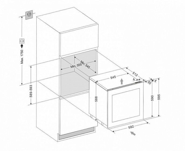Винный шкаф DUNAVOX DAB-25.62DOP.TO купить с доставкой по Москве и Московской области в интернет-магазине ТехноВегас