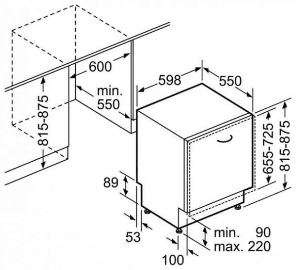 Посудомоечная машина BOSCH SMV 45IX00 E
