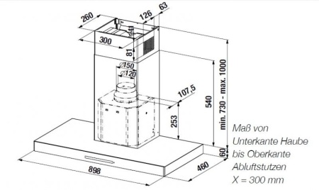 Вытяжка Kuppersbusch DW 9340.0 E купить с доставкой по Москве и Московской области в интернет-магазине ТехноВегас