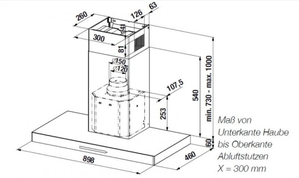 Вытяжка Kuppersbusch DW 9340.0 E купить с доставкой по Москве и Московской области в интернет-магазине ТехноВегас