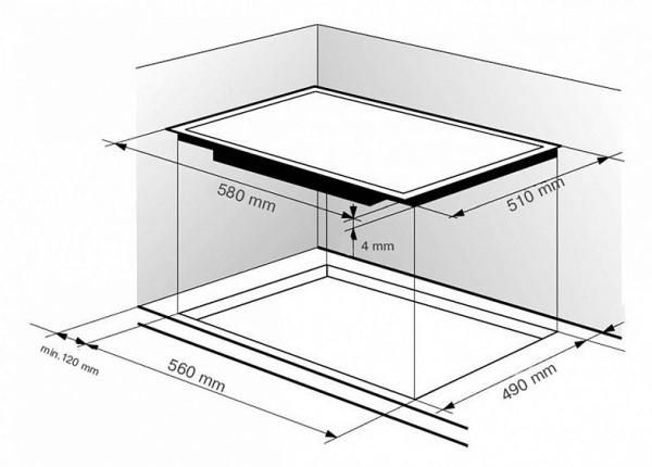 Поверхность ZIGMUND & SHTAIN cis 444.60 bk