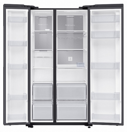Холодильник Samsung RS61R5041B4 черный купить с доставкой по Москве и Московской области в интернет-магазине ТехноВегас