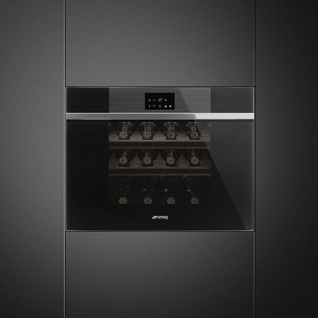 Встраиваемый винный шкаф SMEG CVI118RWN2 купить с доставкой по Москве и Московской области в интернет-магазине ТехноВегас