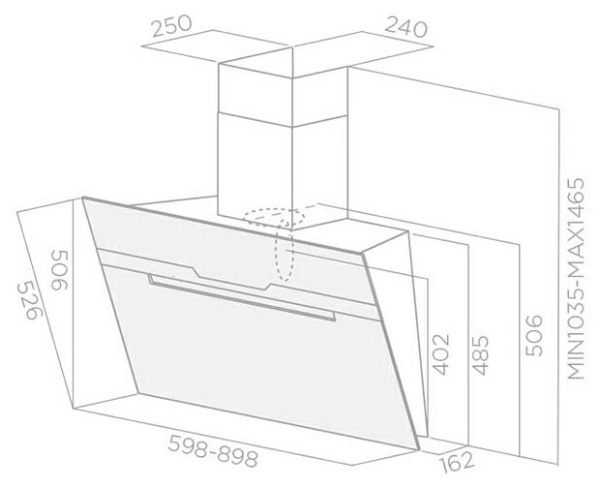 Вытяжка ELICA MAJESTIC SENSE BL/F/60 купить с доставкой по Москве и Московской области в интернет-магазине ТехноВегас