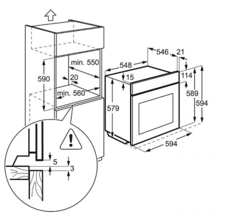 Духовой шкаф ELECTROLUX eoa 95551 bx купить с доставкой по Москве и Московской области в интернет-магазине ТехноВегас