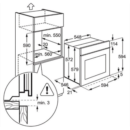 Духовой шкаф ELECTROLUX eob 5450 aox купить с доставкой по Москве и Московской области в интернет-магазине ТехноВегас