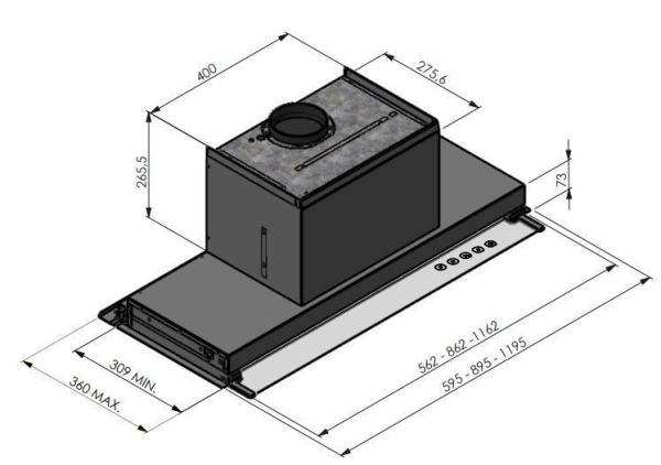 Вытяжка FABER ILMA TOUCH X A120 (305.0567.014) купить с доставкой по Москве и Московской области в интернет-магазине ТехноВегас