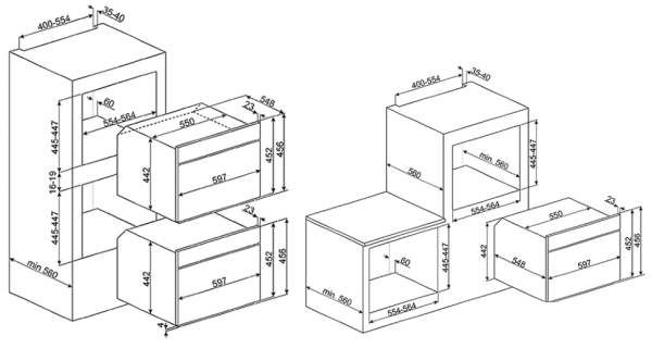 Электрический духовой шкаф SMEG sf4920mcn купить с доставкой по Москве и Московской области в интернет-магазине ТехноВегас