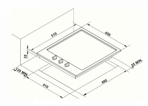 Поверхность ZIGMUND & SHTAIN gn 48.451 s купить с доставкой по Москве и Московской области в интернет-магазине ТехноВегас