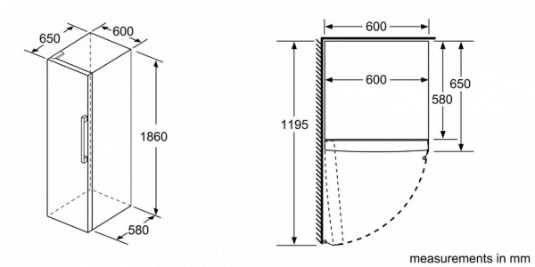 Холодильник Siemens KS36FPI3P нержавеющая сталь купить с доставкой по Москве и Московской области в интернет-магазине ТехноВегас