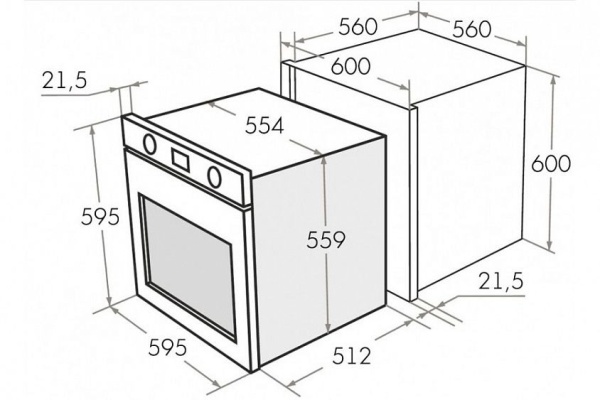 Духовой шкаф MAUNFELD EOEM.589S1 купить с доставкой по Москве и Московской области в интернет-магазине ТехноВегас