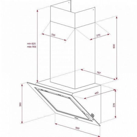 Вытяжка TEKA DLV 98660 LB TOS купить с доставкой по Москве и Московской области в интернет-магазине ТехноВегас