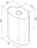 Вытяжка FALMEC ellittica isola 70 inox (800) купить с доставкой по Москве и Московской области в интернет-магазине ТехноВегас