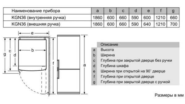 Холодильник Bosch KGN 36 VL 2 AR