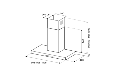 Вытяжка BERTAZZONI KT90PRO1XA купить с доставкой по Москве и Московской области в интернет-магазине ТехноВегас
