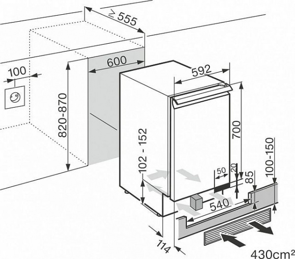 Винный шкаф MIELE KWT6321UG