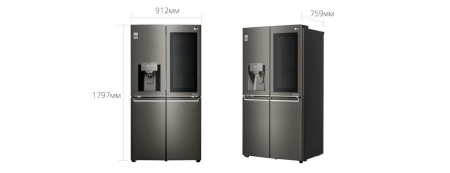 Холодильник LG GR-X24FTKSB нержавеющая сталь купить с доставкой по Москве и Московской области в интернет-магазине ТехноВегас